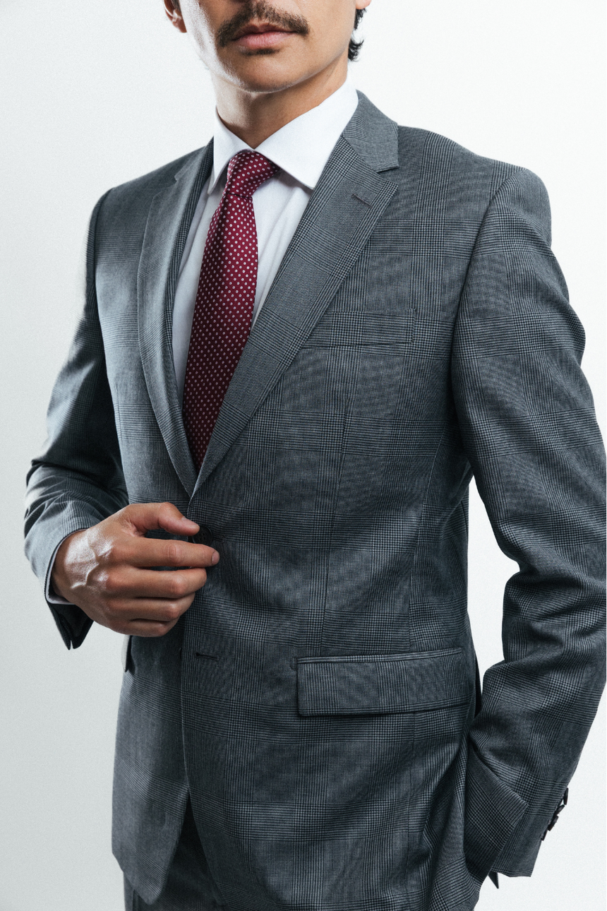 Costume Prince de Galles gris